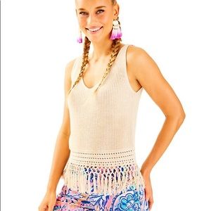 EUC. NEVER WORN. Lilly Pulitzer sweater tank.